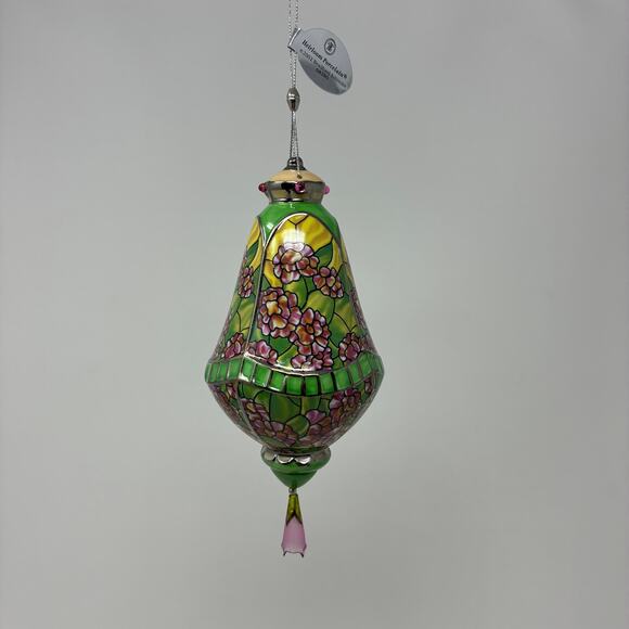 Bradford Editions Era of Louis Tiffany Heirloom Porcelain Ornaments #16 set of 3 - Picture 6 of 8